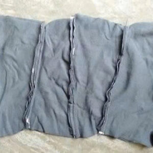 Cotton màu, có đường may